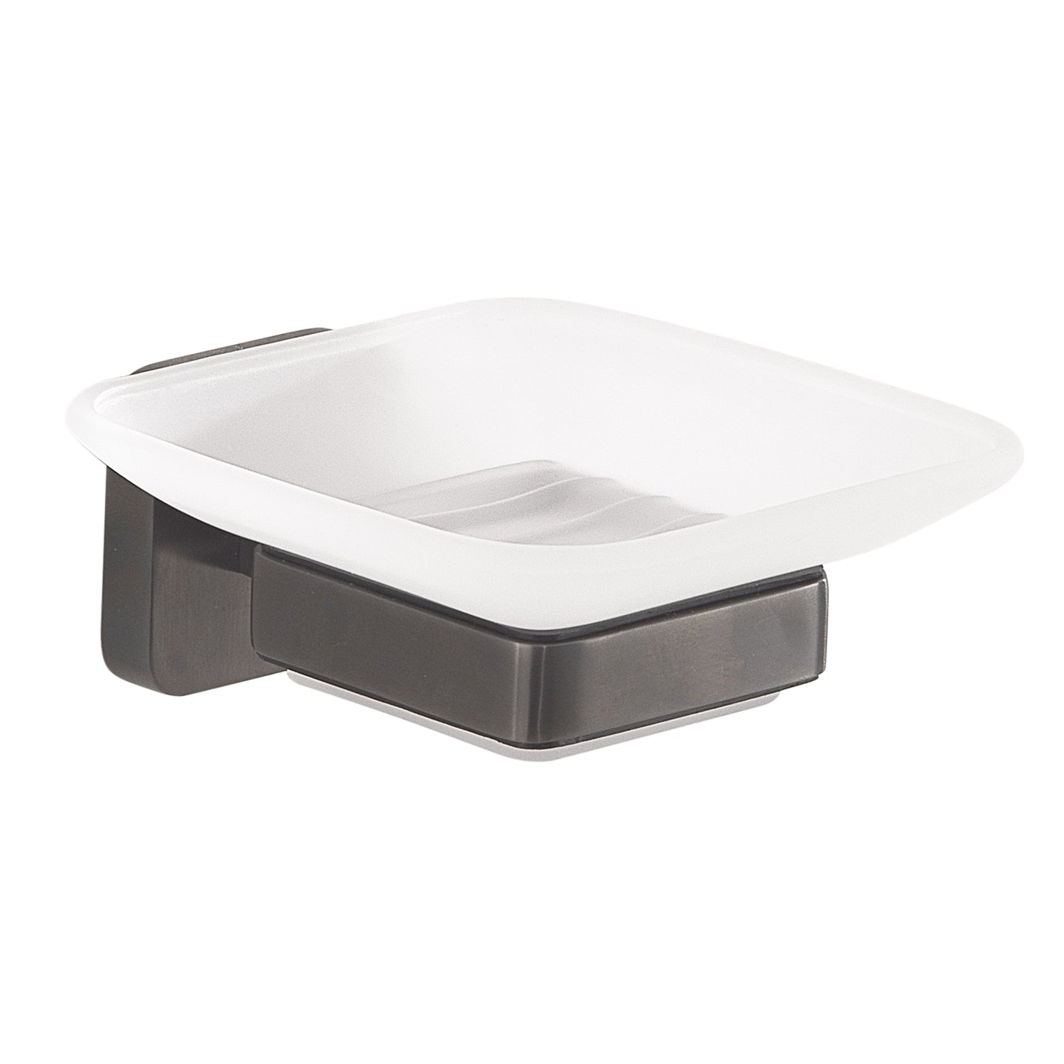 Porta sapone Gun Metal Tonga Gedy Porta sapone Gun Metal Tonga Gedy